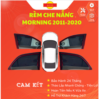 Rèm Che Nắng Loại 1 Chính Hãng Mr Ô Tô ,Thiết Kế Cho Xe Kia Morning 2011-2020  Bảo Hành 24 Tháng