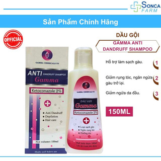 Dầu Gội Giảm Gàu Gamma Anti Dandruff Shampoo 150ml