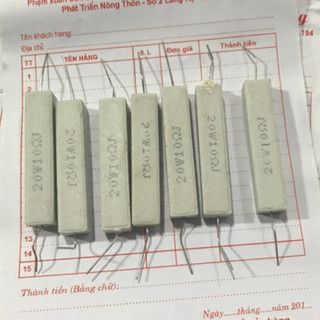 4 con trở sứ công suất 20W-10ohm