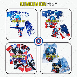 Quần áo trẻ em Kunkun Kid chất thun lạnh co giãn 4 chiều in 3D TP437-650-1102&BL1086 size đại từ 10-60kg