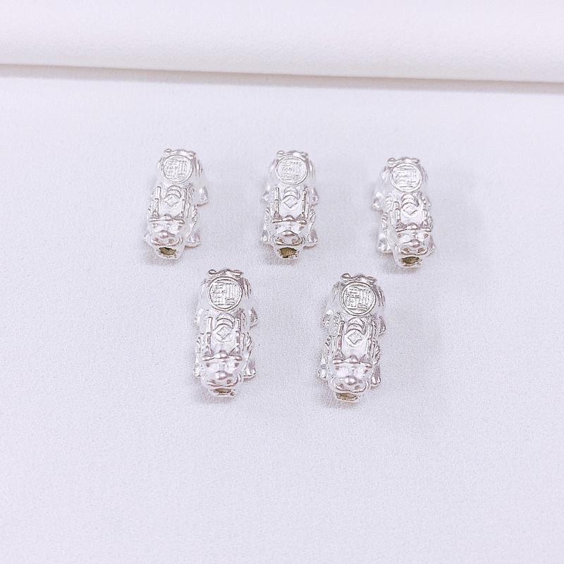 Con Nghê bạc xỏ vòng LINH MIU SILVER