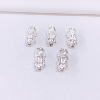 Con Nghê bạc xỏ vòng LINH MIU SILVER