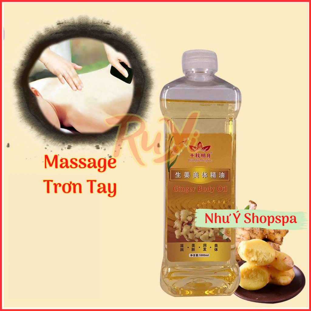 Tinh dầu massage body trơn tay 500ml và 750ml | Dầu Massage body đủ mùi hương