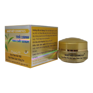 kem nám đồi mồi ngừa nhăn làm trắng da trà xanh tinh chất serum NHẬT VIỆT COSMETICS 10g- 13g