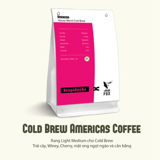 Cà phê pha Cold Brew Americas - Stupiducks Specialty Coffee - Tặng túi vải lọc