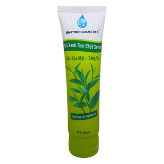SỮA RỬA MẶT SÁNG DA TRÀ XANH TINH CHẤT SERUM NHẬT VIỆT COSMETICS 100ML