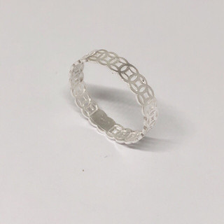 Nhẫn kim tiền trơn - LINH'S MIU SILVER - Nhẫn nữ bạc ta