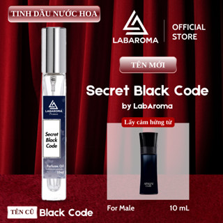 Tinh dầu nước hoa nam Secret Black Code by LabAroma Premium 10ml hương thơm quyến rũ | Nhập khẩu Anh