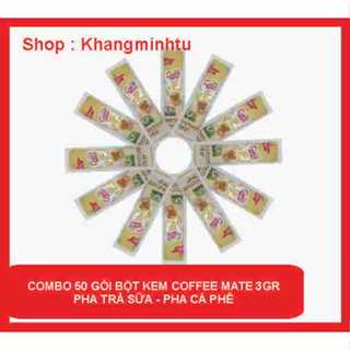 Bột kem Nestle Coffee Mate 3g (bịch 50 gói nhỏ) - Pha trà Sữa, pha cà phê