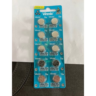 Vỉ 10 viên pin L1131F LR54 AG10 1130 Vinnic