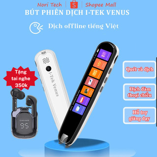 Bút Phiên Dịch Thông Minh Itek Venus - Itek 2024 4.0 Sử Dụng Được Offline Máy phiên dịch Đa Ngôn Ngữ Ra Tiếng Việt