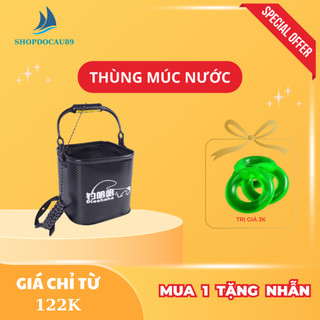 Thùng múc nước , đựng cá chixuan gấp gọn th-43