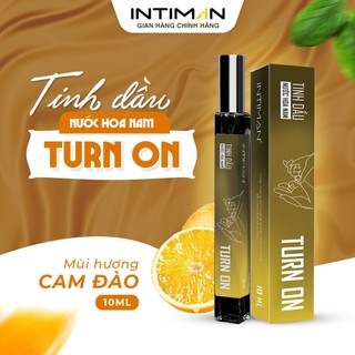  Tinh Dầu Nước Hoa Nam INTIMAN Turn On 10ml chiết Lưu hương toàn thân ô tô suốt 24H. Hương Cam Đào Ngọt Ngào Sôi nổi 