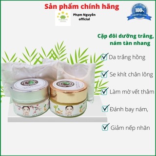 Kem dưỡng trắng da, xóa nám, tẩy, đánh bay nam, tàn nhang, mụn, đồi mồi Đông Y Gia Truyền Phạm Nguyễn