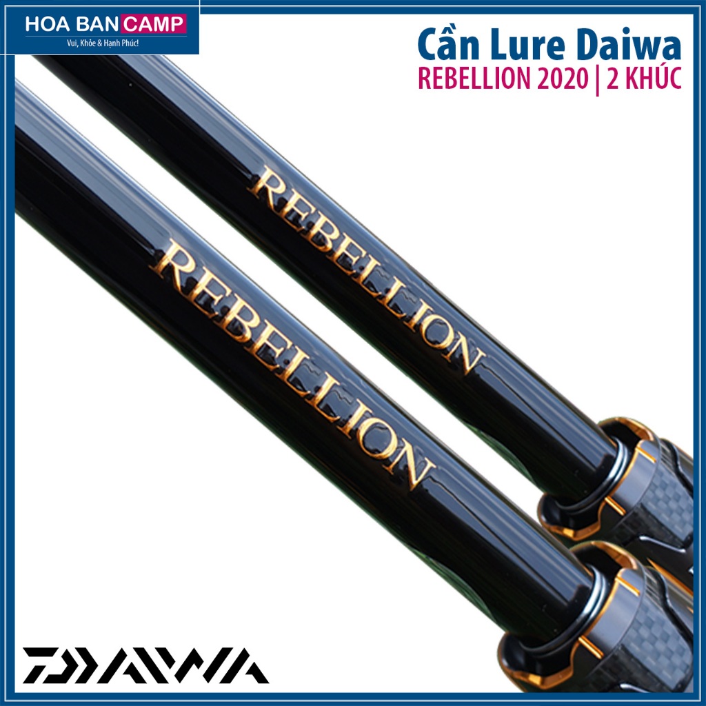 Cần Lure Daiwa Rebellion 2020 | 2 Khúc, Khoen Fuji SiC, Pad Máy Air Sensor