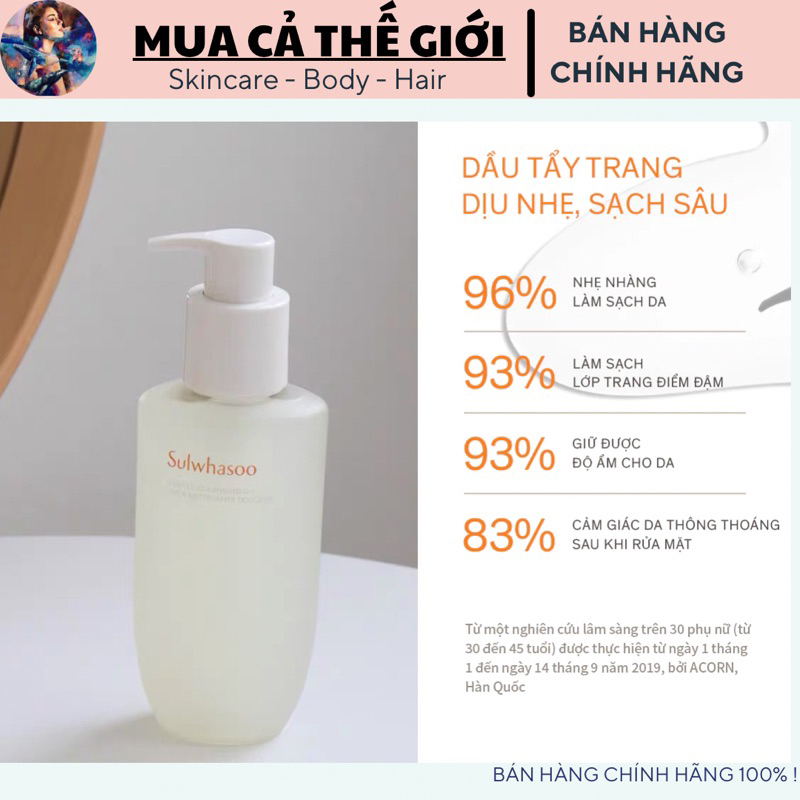 Dầu Tẩy Trang Sulwhasoo Gentle Cleansing Oil Ex