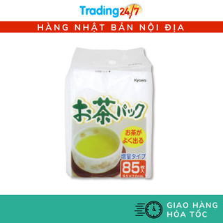 [Hỏa tốc HCM] Set 85 túi lọc trà Kyowa dùng pha trà, cà phê, nấu nước dùng Dashi Nhật Bản