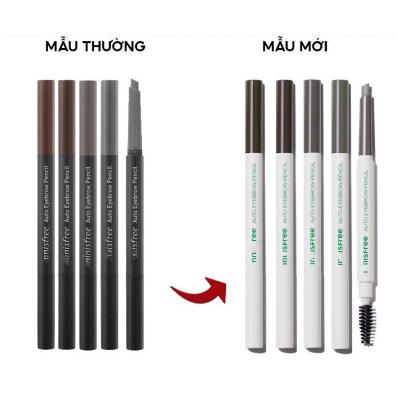Chỉ Kẻ Mày Innisfree Auto Eyebrow Pencil