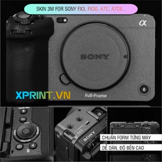 Miếng dán, skin 3M vân nổi 2080 cho máy ảnh Sony A7c, Sony FX3, FX30, Sony A7R5...