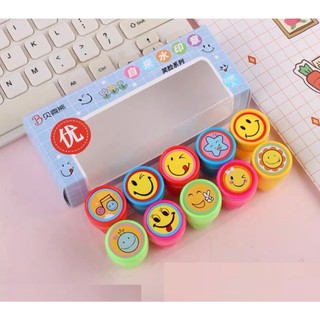 Vỉ 10 Con dấu dễ thương cho bé hình ngẫu nhiên