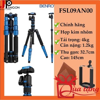 CHÂN MÁY ẢNH TRIPOD/ MONOPOD BENRO FSL09AN00 + QUÀ TẶNG