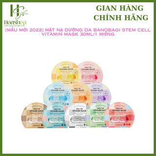 [MẪU MỚI 2022] Mặt Nạ Dưỡng Da Banobagi Stem Cell Vitamin Mask 30ml/1 miếng
