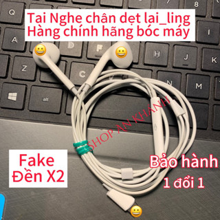  Tai nghe táo chân dẹt Lai_ning  zin  chính hãng bóc máy  ko bật bluetooth  có Mic chơi game livestream 