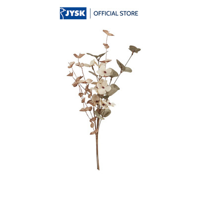 Hoa trang trí | JYSK Laust | nhựa PE/polyester | kem/xám | C38cm
