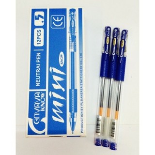 Hộp 12 Bút bi mực nước Mini học sinh