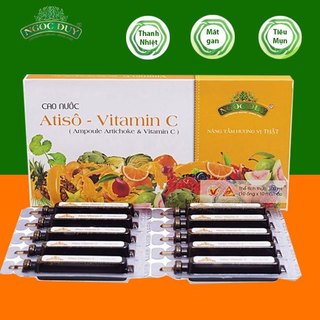 Cao nước Atiso Vitamin Hộp 10 ống giảm 70k