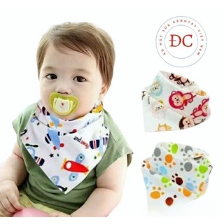 Khăn yếm tam giác cotton 2 lớp(Hàng VN chất lượng cao)