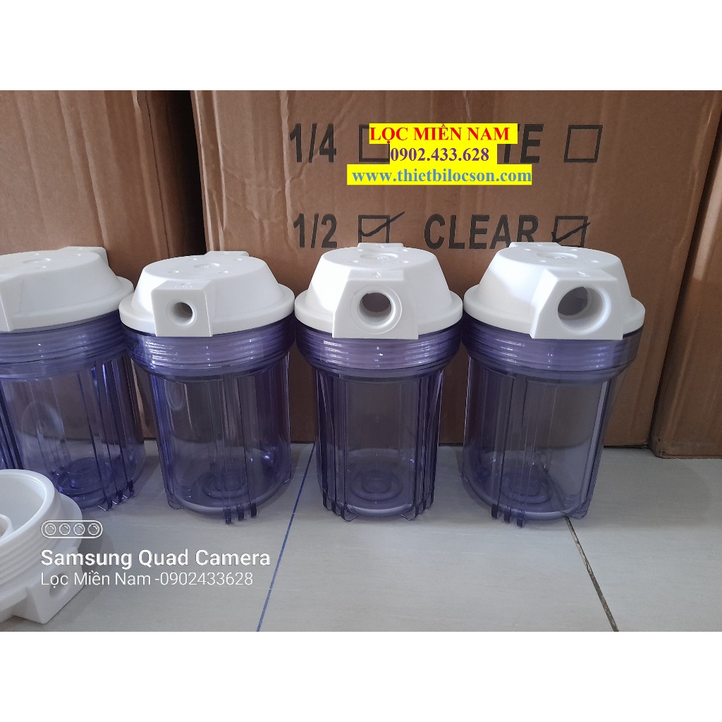 Vỏ lọc/ cốc lọc / housing filter 5inch lọc nước hệ thống máy RO