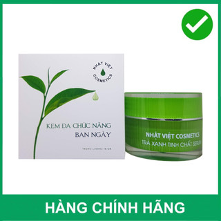 KEM ĐA CHỨC NĂNG BAN NGÀY TRÀ XANH TINH CHẤT SERUM NHẬT VIỆT COSMETICS 18G