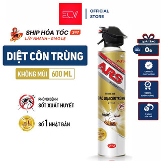 Bình xịt các loại côn trùng ars jet gold s 600ml