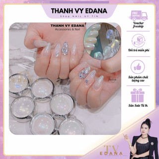 Bột tráng gương gương ngoc trai trang trí móng, sét tráng gương 6 hũ