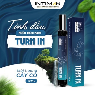  Tinh Dầu Nước Hoa Nam INTIMAN Turn In 10ml chiết Lưu hương toàn thân ô tô suốt 24H. Hương Cây Cỏ Tươi Mát Thú Vị 