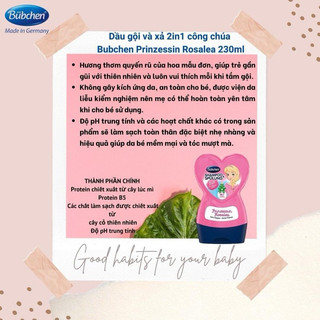 Dầu gội xả Bubchen 2in1