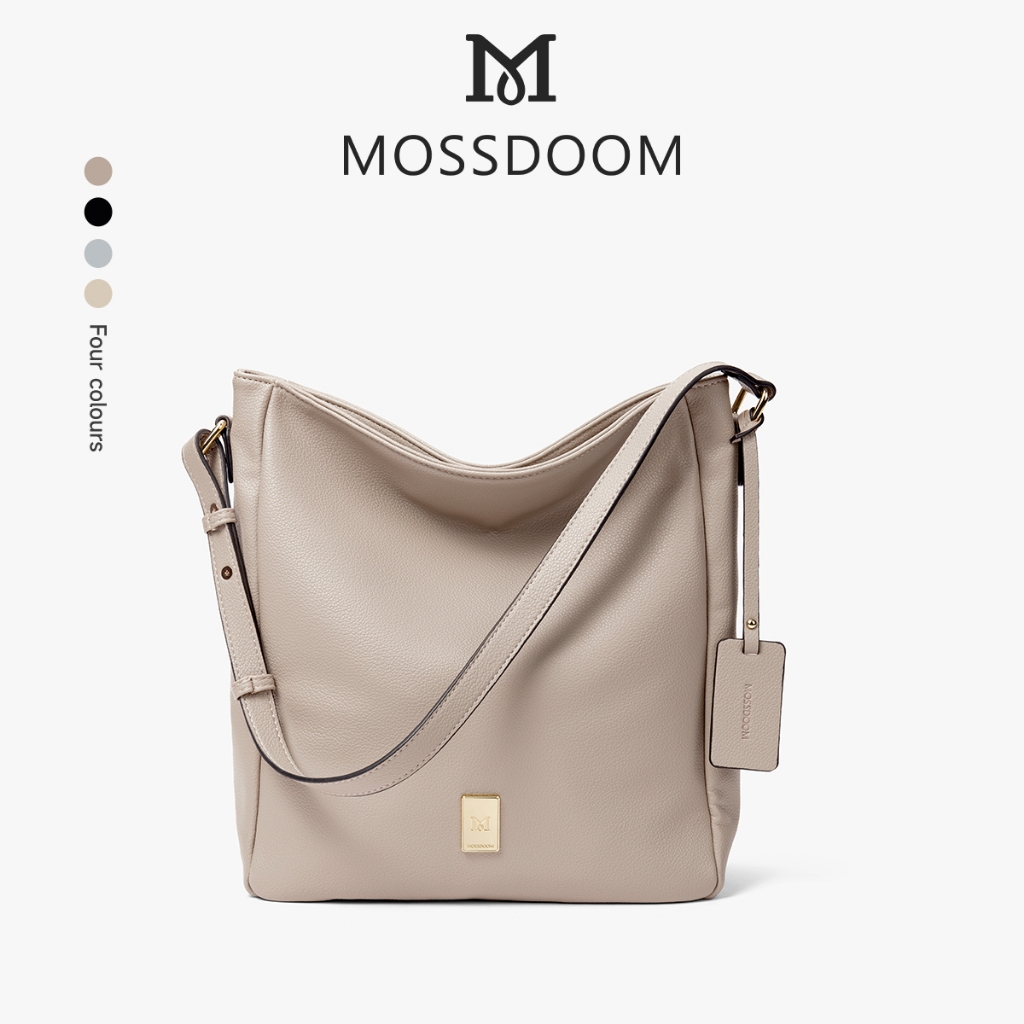 MOSSDOOM Túi xách đeo vai nữ da mềm thời trang cao cấp