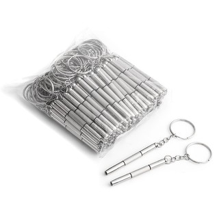 Móc khóa tua vít mini 3in1 sửa mắt kính, đồng hồ, điện thoại, máy tính, đồ gia dụng, tuốc nơ tô vít nhỏ mini đa năng