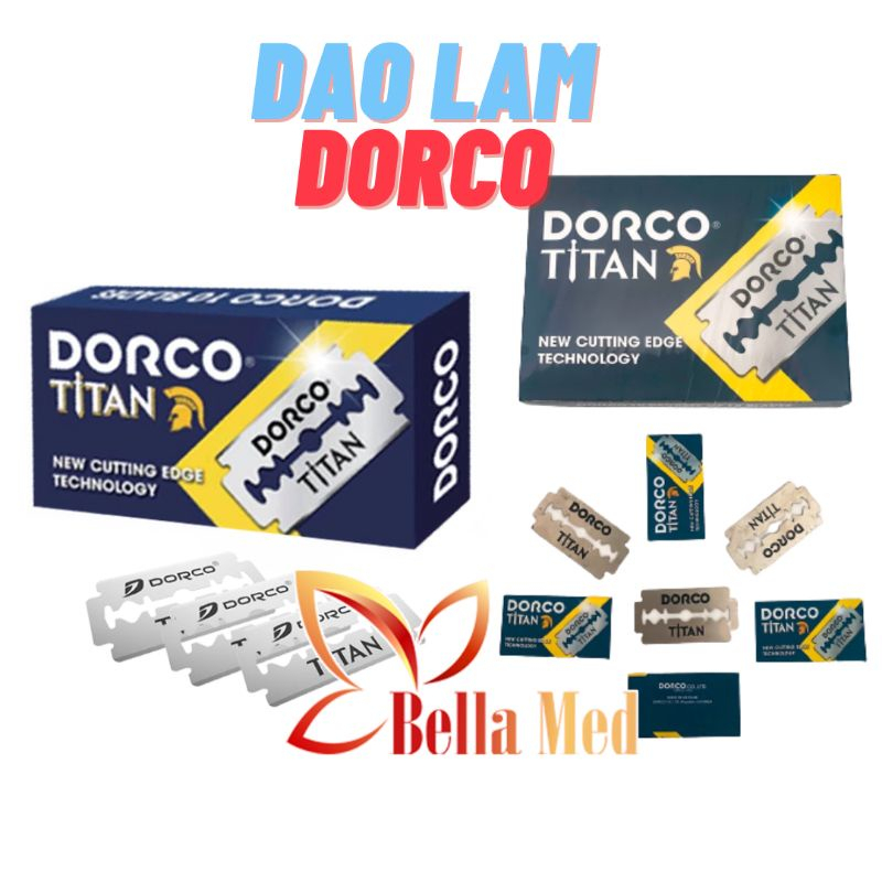 Lưỡi Dao Lam Dorco Titan Hộp 100 Lưỡi Lam Titan