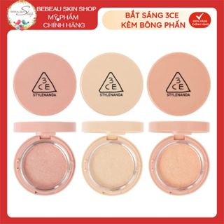 Phấn bắt sáng 3CE Glow Beam Highlighter - 3CE Face Highlighter hộp vuông hộp tròn siêu sáng, mềm mịn và lâu trôi