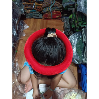 Vòng đội đầu cho bà mấn nhung đội đầu màu đỏ ,đen