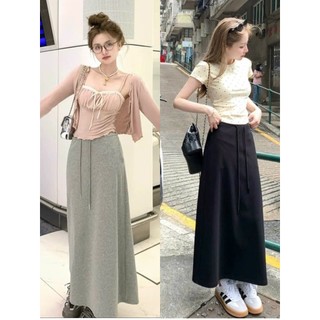 Chân váy thun dáng dài năng động thể thao cá tính