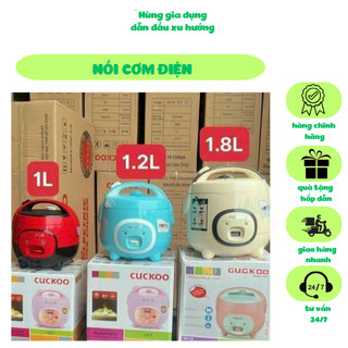 Nồi cơm điện mini Cuckoo 3D dung tích 1L 1,2L 1,8 hàn quốc lòng siêu dày cơm ngọn bảo hành 12 tháng