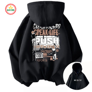 Áo hoodie nam unisex dày dặn form rộng chất nỉ bông có mũ trùm đầu Alex cool HD31