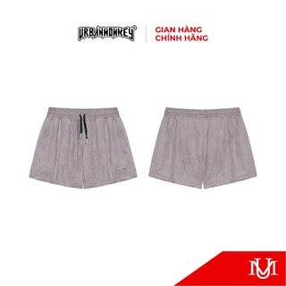 Quần short da lộn Urban Monkey Nam Nữ Form Boxy Trending Logo Kim Loại Thiết kế Đơn Giản Dễ Phối Đồ Màu Tím