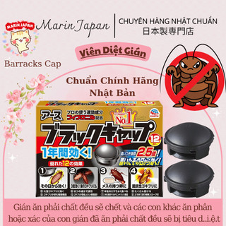 (Chuẩn Nhật Bản) Viên diệt gián hộp 12 viên chuẩn Nhật Bản
