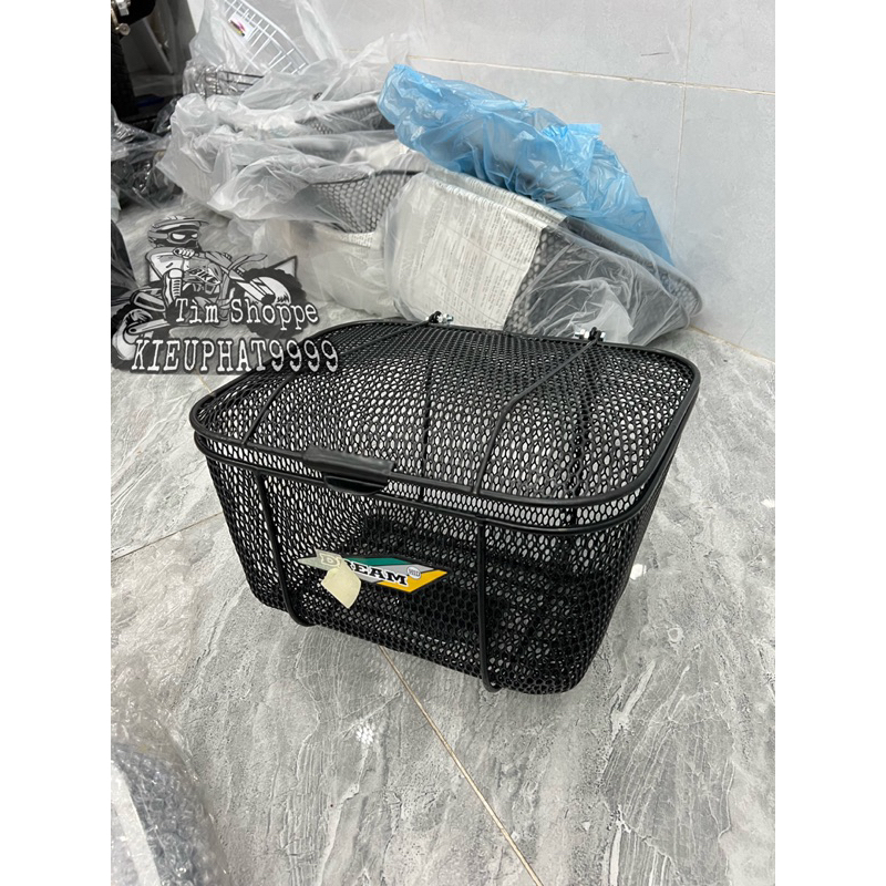 Rổ Dream Cub honda có nắp