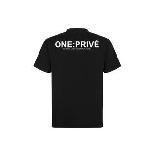 Áo Thun One Privé Màu Đen
