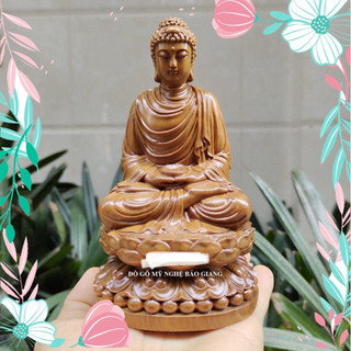 Tượng phật Thích Ca bằng gỗ